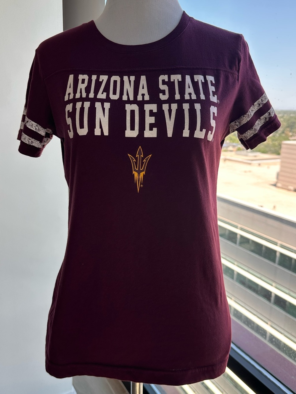 Arizona State Sun Devils Maroon Short Sleeve Tee